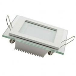 Светодиодная панель "S-Glass 6". (6 ватт, 110*110 мм., ~540 люмен)